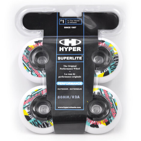 Hyper Inline Wheels Superlite 80mm (4er-Pack)