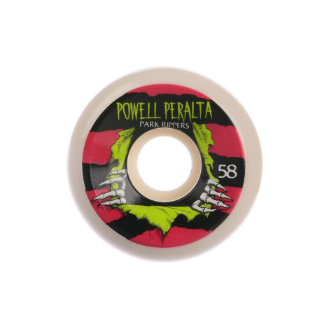 Powell-Peralta Park Ripper PF 58mm/84b/104a white red (Set of 4)