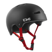TSG Skatehelm Superlight (schwarz matt/rot)