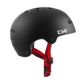 TSG Skatehelm Superlight (schwarz matt/rot)