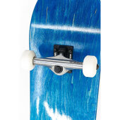 Trap Mini Retro Clock Skateboard Complete 7.5" blau