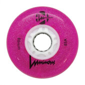Luminous Leuchtrolle 80mm Glitter Pink (4er-Pack)