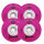 Luminous Leuchtrolle 80mm Glitter Pink (4er-Pack)
