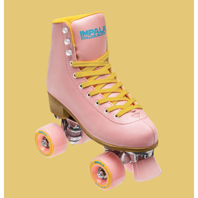 IMPALA Rollschuhe Roller Skates QUAD SKATE Rollschuh 2021 pink/yellow Rollschuhe 
