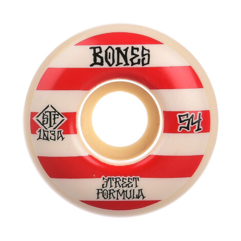 Bones Wheels Skateboard Rollen STF V4 Patterns Wide Series VI 103A (4er-Set) 52mm