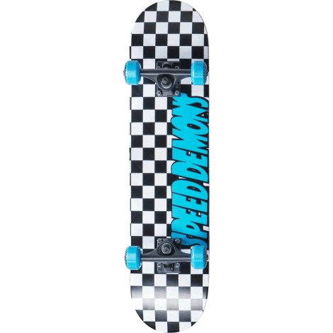 Speed Demons Characters Skateboard Komplettboard (7.75" - Checkers Blue)
