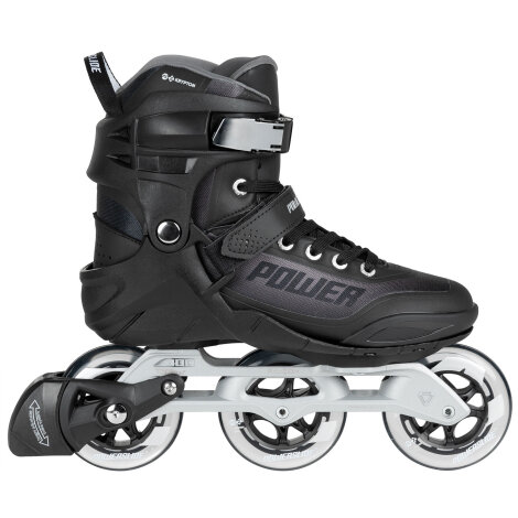 Powerslide Fitnessskates Phuzion Krypton Chrome 100 (schwarz/chrom) 45