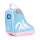 Rio Roller Script Skate Bag (Blue/Pink)