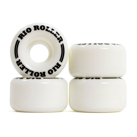 Rio Roller Coaster Wheels White 62mm (4-pack)
