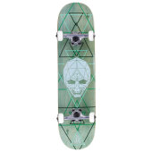 Enuff Skateboard Geo Skull Complete Green