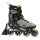 Rollerblade Inline Skates Macroblade 80 ABT silber, grau, gelb - Gebrauchsspuren -