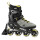 Rollerblade Inline Skates Macroblade 80 ABT silber, grau, gelb 45,5 - Gebrauchsspuren -