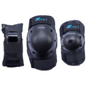 DE 7pc Erwachsenen Protektoren Helm Set Schutzausrüstung Schutz Pad Set Gr.S/M/L 