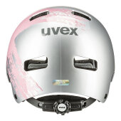 Uvex Helmet Kid 3 Silver-Rosé
