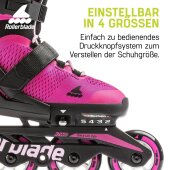 Rollerblade Youth Skates Microblade Pink/Green