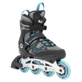 K2 Inlineskates Alexis 80 Alu (Grau/Cyan)
