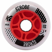 4x Powerslide Fothon Emotions Rage Red LED Wheels 84mm 82A Rote Leucht Rollen 