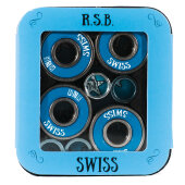 Rockstar Bearings Swiss Metal Ball Bearings - 8-Pack