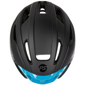 Powerslide Skatehelm Tornado (Schwarz/hellblau)