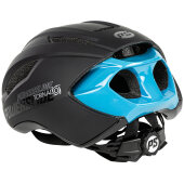 Powerslide Skatehelm Tornado (Schwarz/hellblau) 58-62cm
