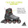 Rollerblade Inlineskates Macroblade 84 (Dunkelgrau/Rot)