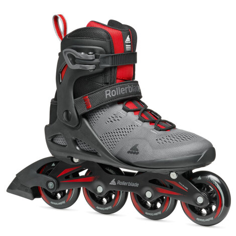 Rollerblade Inlineskates Macroblade 84 (Dunkelgrau/Rot) 43/44
