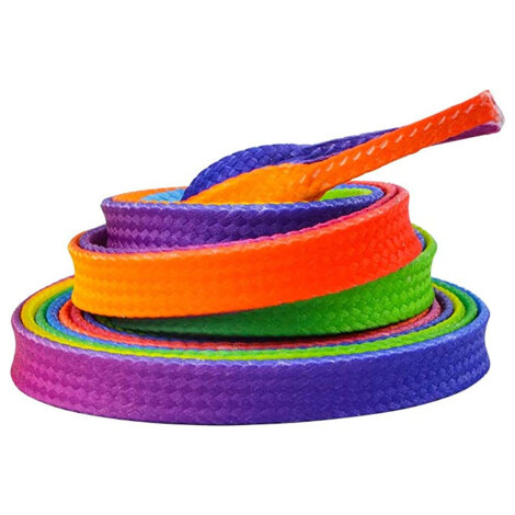 Bont Schnürsenkel (gewachst) 150cm/Rainbow