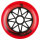 Undercover Wheels Raw 110mm (3-pack, red)