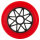 Undercover Wheels Raw 110mm (3-pack, red)