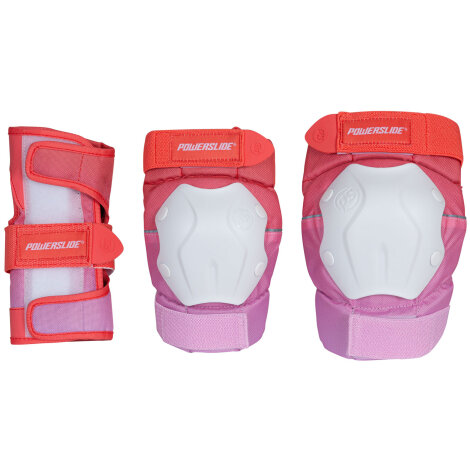 Powerslide Schützerset Standard (Rot/Pink) XL