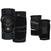 Powerslide Inliner Schützer Onesie schwarz Dual Set