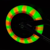 Powerslide Neons LED wheels 125/85A Multicolor 6-pack