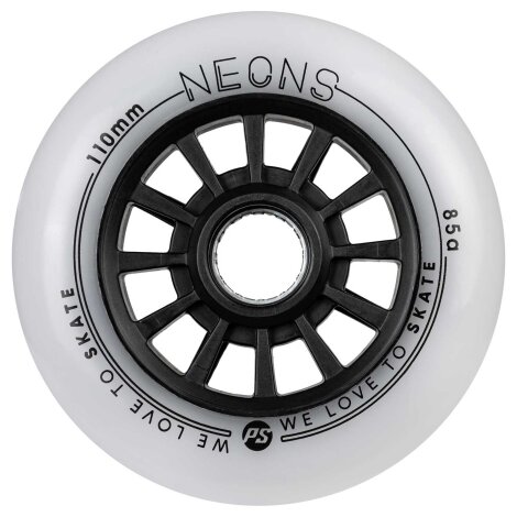 Powerslide Neons Leuchtrollen 110mm Rot (3er-Pack)