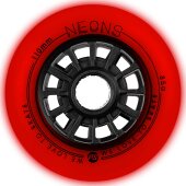 Powerslide Neons Leuchtrollen 110mm Rot (3er-Pack)