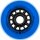 Powerslide Neons Leuchtrollen 100mm Blau (3er-Pack)