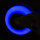 Powerslide Neons Leuchtrollen 100mm Blau (3er-Pack)