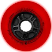 Powerslide Neons Leuchtrollen 90mm Rot (4er-Pack)