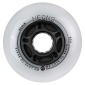 Powerslide Neons Leuchtrollen 80mm Rot (4er-Pack)