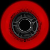Powerslide Neons Leuchtrollen 80mm Rot (4er-Pack)