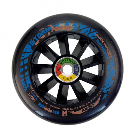 MPC Inline Skate Rainwheel+Bearing-Set Storm Surge 100mm