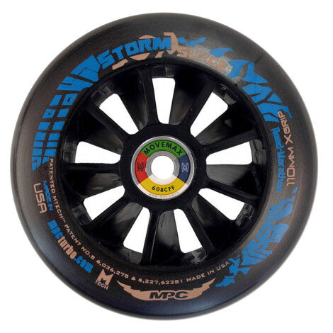 MPC Inline Skate Rainwheel+Bearing-Set Storm Surge 110mm