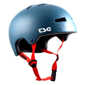 TSG skate helmet superlight (satin teal/red)