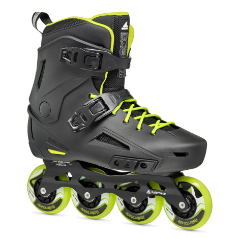 Rollerblade Inlineskates Lightning 80 (Schwarz/Lime) 42/42,5