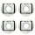 Rollerblade Hydrogen Blank Wheels 60mm (4er-Pack)