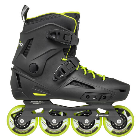 Rollerblade Inlineskates Lightning 80 (Schwarz/Lime)