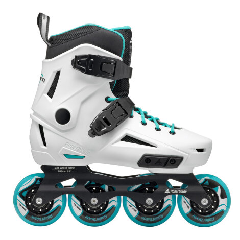 Rollerblade Inlineskates Lightning 80 W (Weiß/Aqua)