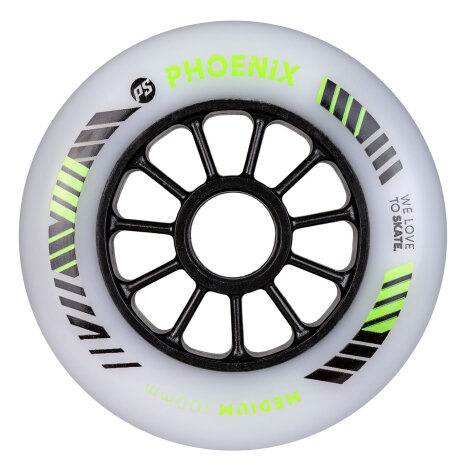 Powerslide Phoenix 100mm DD Speedrollen (8er-Pack) medium