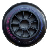 Endless Wheels Inlineskaterollen 110mm Schwarz (8er-Pack)