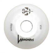 LUMINOUS LED-Wheels 80mm White (Set of 4)