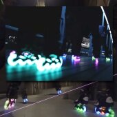 Luminous Leuchtrolle 80mm Blue Ocean Glow (4er-Pack)